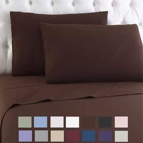 Thermee 718498944064 Micro Flannel Sheet Set Cocoa Twin