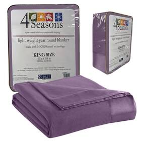 Thermee 718498945702 Micro Flannel King Size Blankets Lightweight All Seasons Cozy Blanke