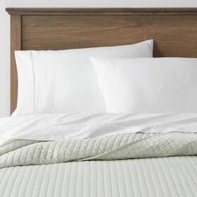 81786151 Threshold Washed Cotton Sateen Quilt - King
