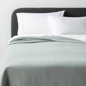 88666057 Threshold Full/queen Luxe Matelasse Coverlet Light Teal Green - New Target