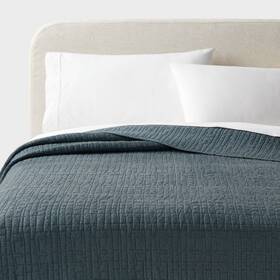 89209092 Threshold King Tencel Quilt Slate Blue - Oeko-tex Certified New Target