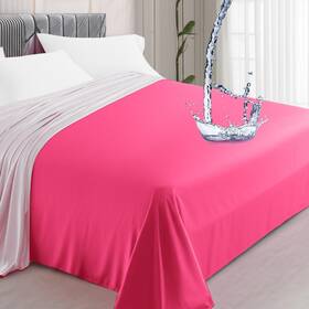 Heq-tisancy-2436 Tisancy Waterproof Bed Blanket Queen Size 78ftft X 82ftft Pink