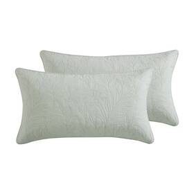 86272456 Tommy Bahama 2pc King Costa Sera Solid Quilt Sham Sage Green -