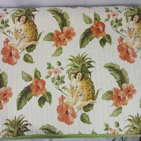 Tommy Bahama 883893128637 Pineapple Girl Full/ Queen-size Quilt Set Reversible