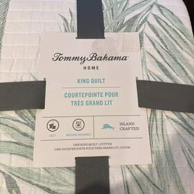Tommy Bahama 883893600584 Lot Of 2 King Quilt 104inx96in New