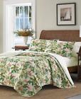Tommy Bahama Monte Verde Cotton Multi Color Green King Quilt