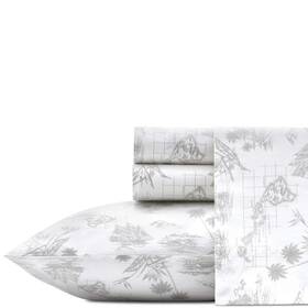 Ushsa01093272 Tommy Bahama - Queen Sheets Cotton Percale Bedding Set Crisp And Cool Stylis