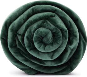 M3648 Tongdada Weighted Blanket Cover Dark 48ftftx72ftft Duvet Green Minky