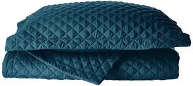 Tribeca Living 688614006184 Brisbane Oversized Twin Quilt Bedding Set Solid 2-piece Quilted Bedspread Co