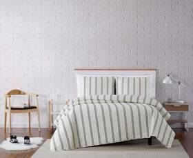 Truly Soft Everyday 783048092250 Millenial Stripe Quilt Full/queen Millennial