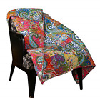 Trw00003 Rajrang Multicolor Patchwork Quilt Vintage Indian Reversible Quilted 887541455922