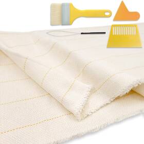 Tuft Dream 761747531652 2pack 45 Inch X Large Primary Tufting Cloth With Yellow Marked Lines For