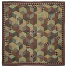 Tumbling Queen Quilt King Cal Patchwork Block Jackson Burgundy Twin