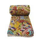 Twt8950 Rajasthali Indian Cotton Bedspread King Size Floral Print 8907225117129