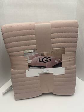 Ugg 008889000944 Devon 3-piece Full/queen Quilt Set In Sunset