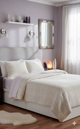 Ut-3719 Ugg Flyffy Cooling Snow Queen With Plaid Yarns Bedspread Sets