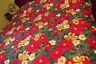 Unbranded Christmas Queen Bedspread Poinsettia Holly Holiday With Sham