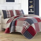 Unbranded King Size Nautical Americana Bedding Stars 3-pc Quilt Set Red White Blue Country 5691764367659