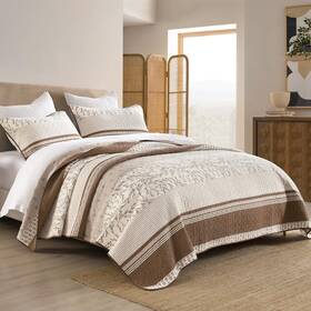 Uniclinens 639393952933 100% Cotton Quilt Set King Size Patchwork Bedding Bedspreads