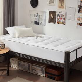 Unilibra 755749637092 Twin Xl Size Mattress Pad Cooling Rayon From Bamboo Quilted Fitted