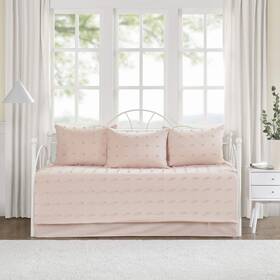 Urban Habitat 086569059291 Brooklyn Cotton Daybed Cover - Jacquard Tufted Chenille With Qu
