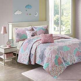 Urban Habitat Kids 675716905354 Reversible Cotton Quilt Set - Vibrant Fun Playful Print Al