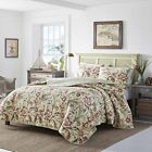 Ushsa91053182 Tommy Bahama Tropical Lily Quilt Set Medium Green 883893551800