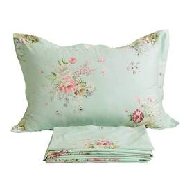 Usning 442644217996 Bed Sheet Set King Green Floral Bedding 100 Cotton Vintage Flower Pri