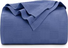 Ub1350 Utopia Bedding Wedgewood 100% Cotton Blanket Twin Size -
