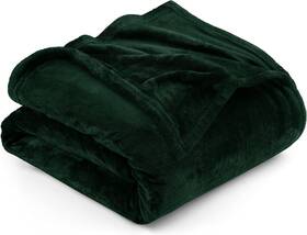 Ub1677 Utopia Bedding Fleece Blanket Queen Size 90x90 Inch Forest Green