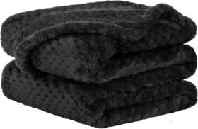 A22032800ux0090 Uxcell Flannel Fleece Bed Blankets Soft Warm Microfiber 30 Inch X40 Black E732