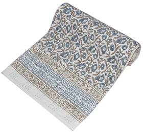 Gdrs0273 V Vedant Designs Indian Hand Block Floral Print Kantha Quilt Cotton Throw Blanket