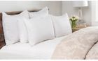 V011142 Unbranded Quilt Fabric Linen Coverlet Queen Size Geometric 0705708011142