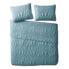 Vcny Home 735732033308 Queen Quilt Super Soft Reversible Bedding Set With Matching Shams Modern Ro