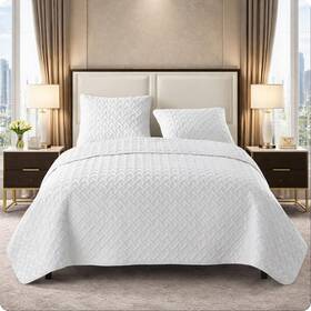 Vcny Home 735732053306 2-piece Twin Bedding Set Bedspread Coverlet And Pillow Sham Ultra-so