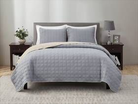 Vcny Home 735732238734 Perry Ellis Portfolio Hudson Collection Quilt Set - Soft And Lightweight Re