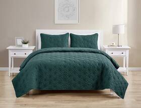 Vcny Home 735732261831 Quilt Set Soft Bedding With Matching Shams Dorm Room Essentials Use As B