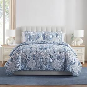 Vcny Home 735732332067 King Quilt Set Pinsonic Bedding With Matching Pillow Shams Dor