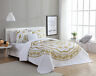 Vcny Home Gold And White Piece Twin Xl Quilt Set