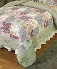 Vdycplplmd Unbranded Constance Embroidered Queen Bedspread Floral Print Bedroom Home