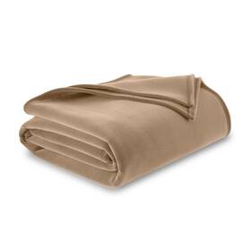 1b05555 Vellux 1b07220 Orignal Full/queen Tan Blanket Beige Full Queen
