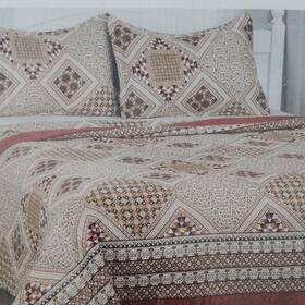 Kg7115 Venetian Collection King 3pc Reversible Quilted Quilt Set Multicolor Patchwork