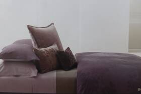 Rn76948 Vera Wang Queen Bouquet Woven Ribbed Coverlet Lavender 300 Nip