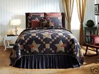 Vhc Brands Arlington King Quilt Primitive Star Patchwork Bonus Savings At Checkout 841985025561