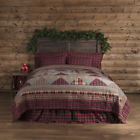 Vhc Brands Farmhouse Christmas Bedding Andes Luxury King Quilt Plaid