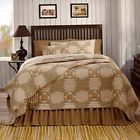Vhc Brands Tradewinds 4pc King Quilt Set W Bonus Burlap Pillow Simply Blessed 840528100833