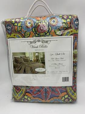 Virah Bella 799928160049 3 Pc Quilt Collection