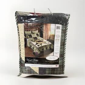 Dq10070fq Virah Bella Bear Lodge Full/queen Quilt Set Quilted Polyester