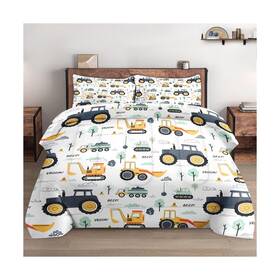 Lqq0825318-mb-qc-jp Wecozy Queen Size Comforter Set With 2 Pillowcases Boho Wood Construction... Fast Ship