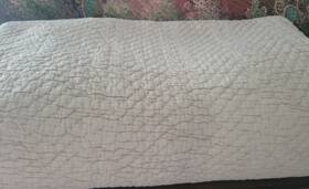 8085330 West Elm Reflections Matelasse Quilt Full/queen Sand Cut Tags Soft Light